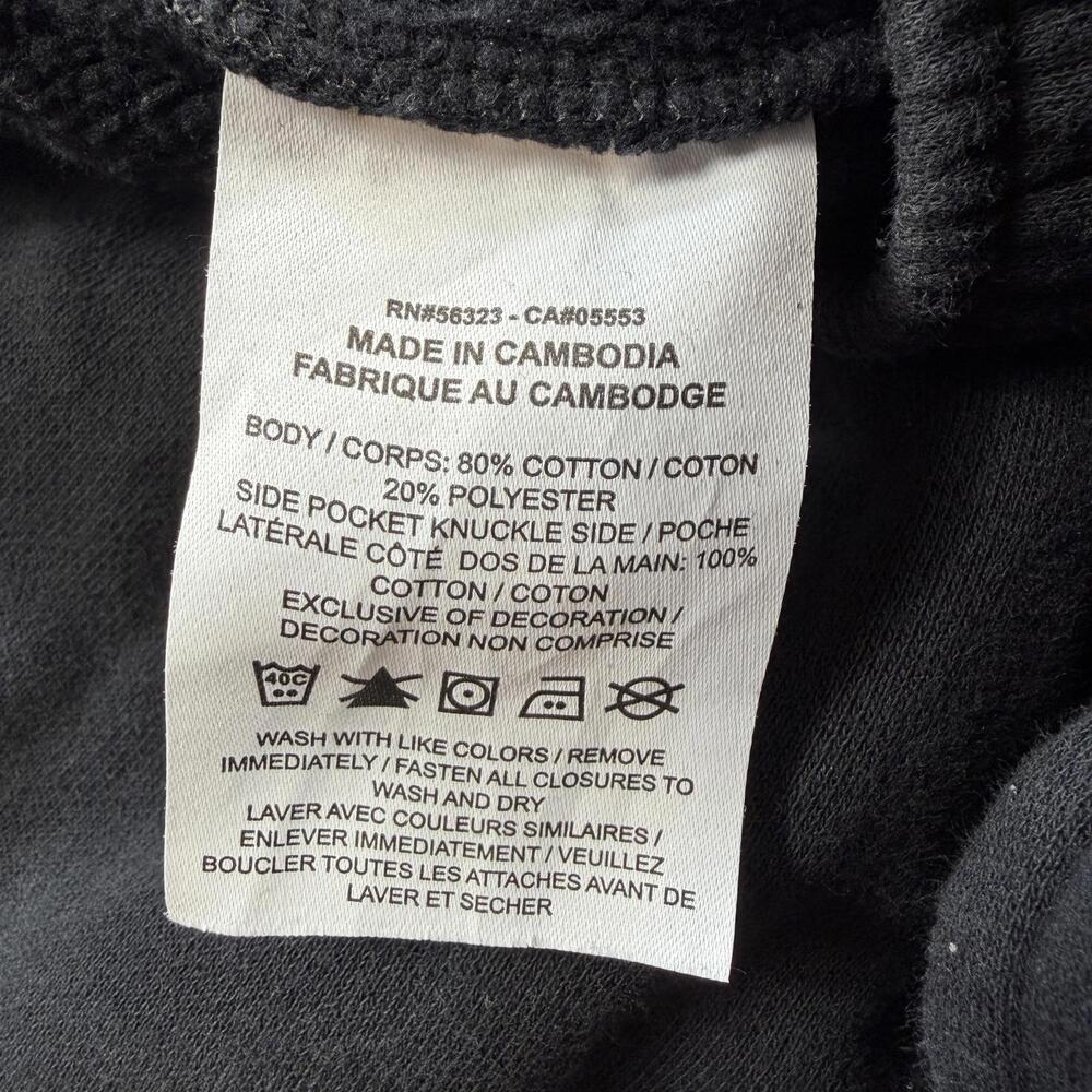 Nike Mens Black Cargo Sweatpants XL Joggers Streetwear Athleisure Pants Swoosh - Picture 6 of 9